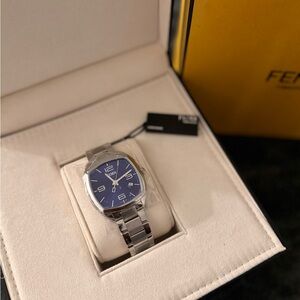 AUTHENTIC Fendi Men’s Luxury Designer Timepiece Watch with Box and Tags